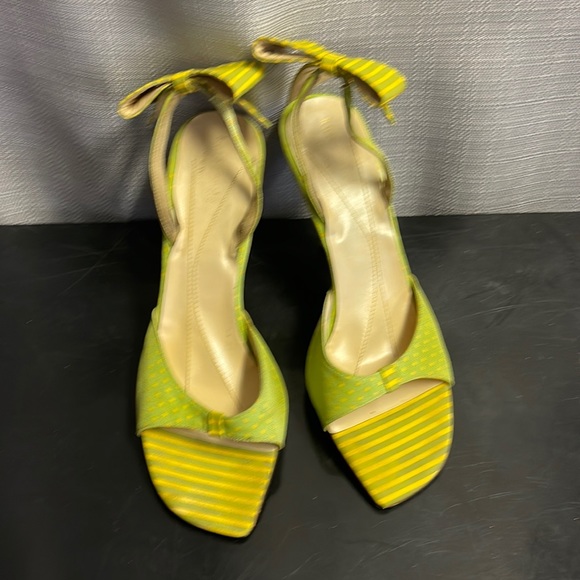kate spade Shoes Yellow Green Kate Spade High Heels Poshmark